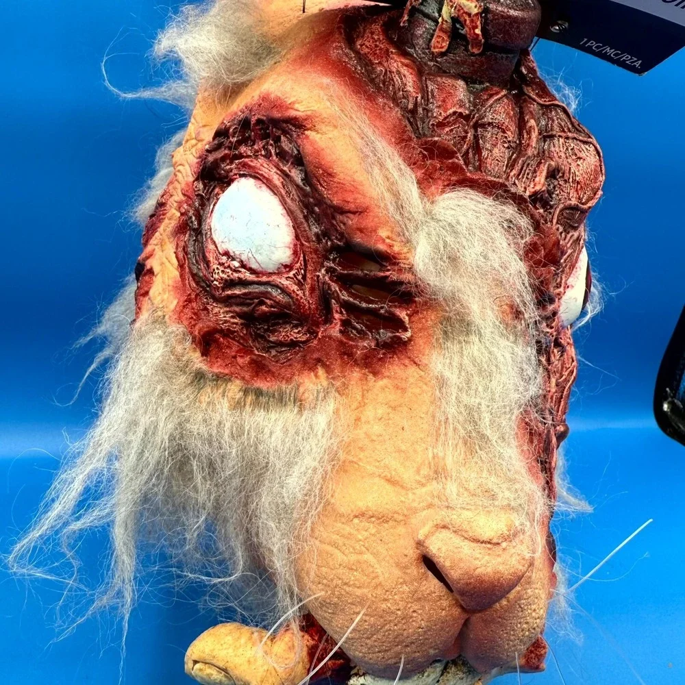 Lab Bunny Unisex Adult Red Tan Nightmare Makers Line Ghoulish Mask For Halloween